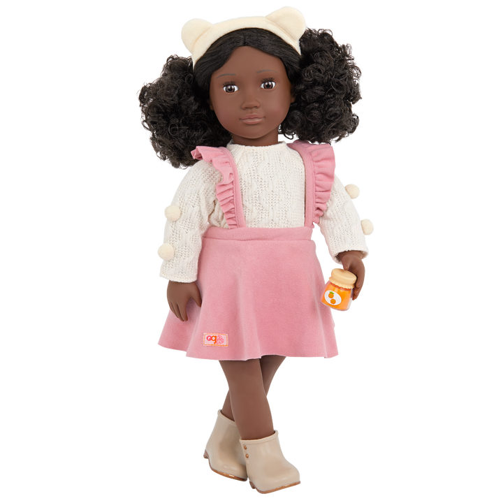 Sweet as Jam - 46cm Outfit for Dolls - Pink Dress & Top with Food Accessories - Clothes for OG Dolls  Our Generation