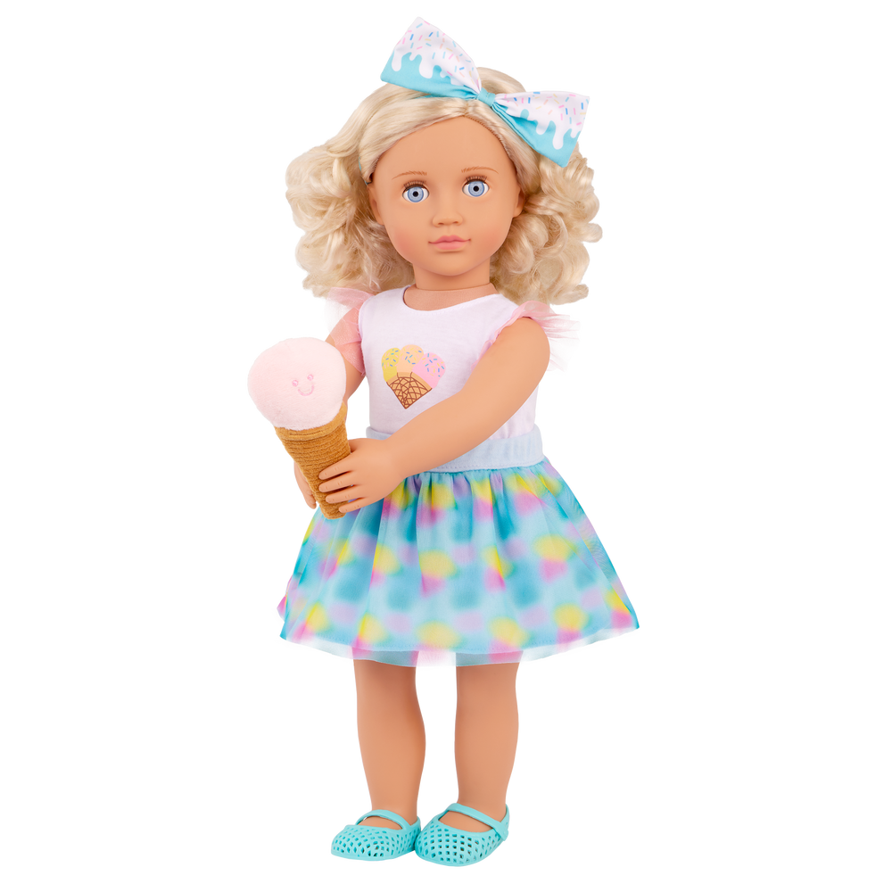 Sweet & Sprinkly - 46cm Doll Clothes - Ice Cream Themed Outfit - Our Generation UK