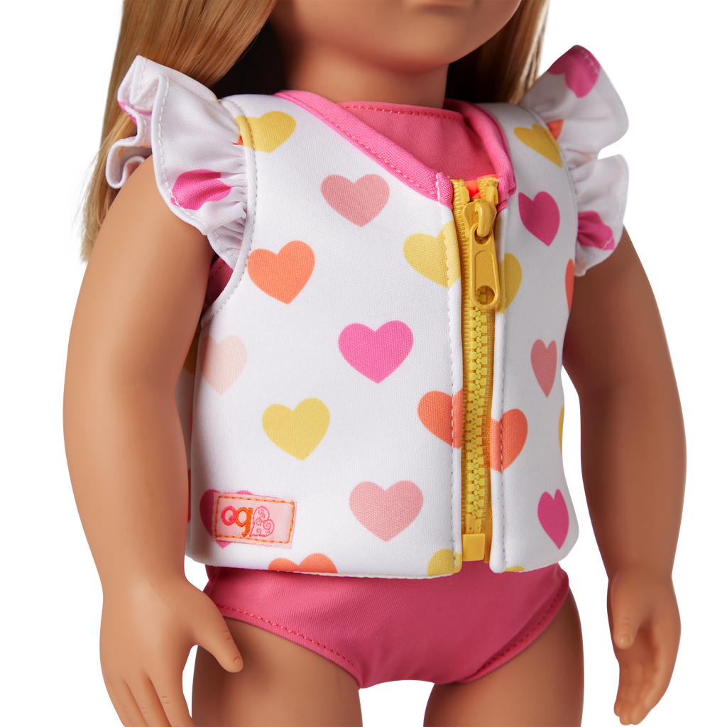 Love to Swim - Swimwear for 46cm Dolls - Beach Clothing for Dolls - Our Generation