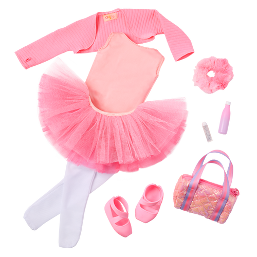 Ballet Dreams - Ballerina Outfit for 46cm Dolls - Pink Tutu - Doll Clothing - Our Generation UK