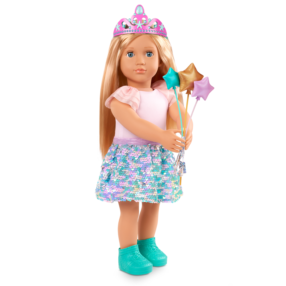 Sequin Surprise - OG Doll Outfit with Surprise Accessory - Top & Skirt with Birthday Accessories - Doll Clothing - Surprise Toy - Our Generation UK