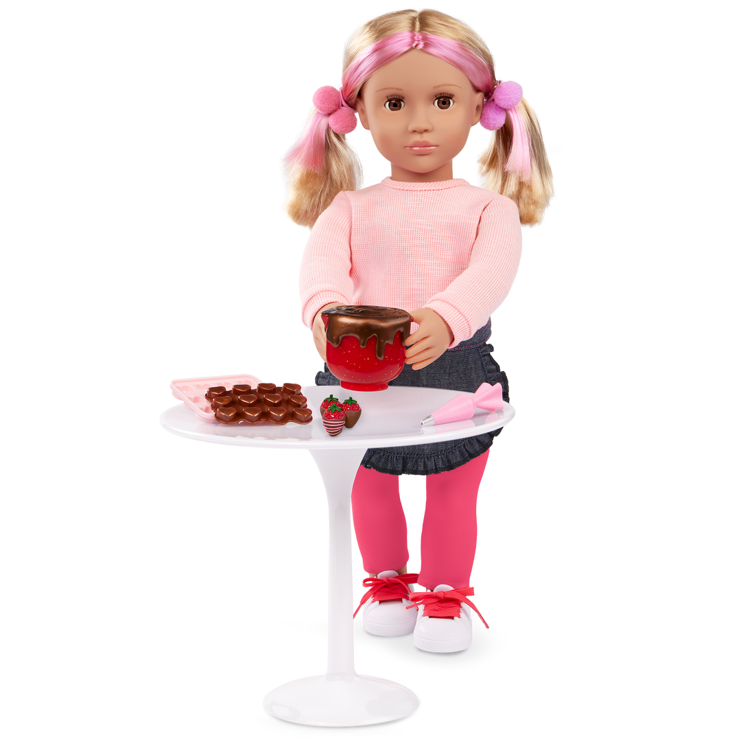 Ready for Chocolate - Baking Outfit for OG Dolls - Outfit with Baking Accessories - Our Generation UK