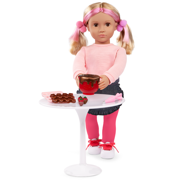Ready for Chocolate - Baking Outfit for OG Dolls - Outfit with Baking Accessories - Our Generation UK