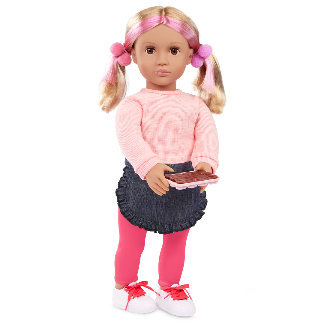 Ready for Chocolate - Baking Outfit for OG Dolls - Outfit with Baking Accessories - Our Generation UK