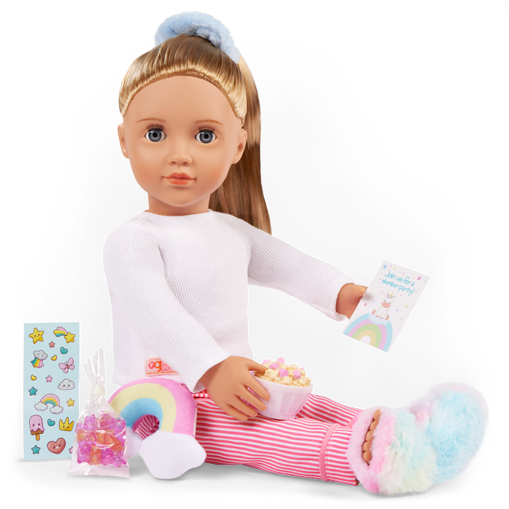 Slumber Magic - 46cm Doll Pyjama Set - PJ's & Sleepover Accessories - Doll Clothes - Our Generation