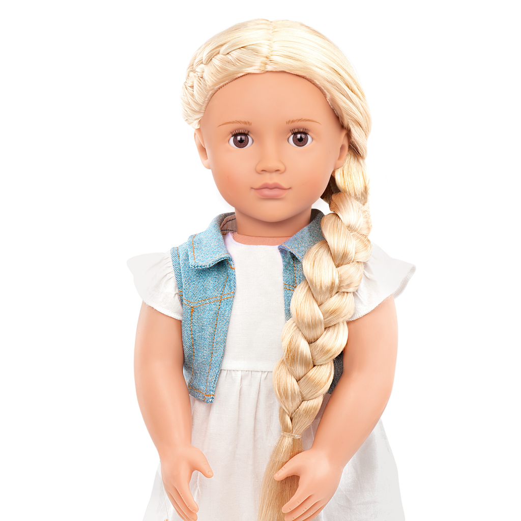Phoebe - 46cm Hairplay Doll - OG Doll with Blonde Hair & Brown Eyes - Gift Ideas for Kids Ages 3 Years + - Our Generation UK