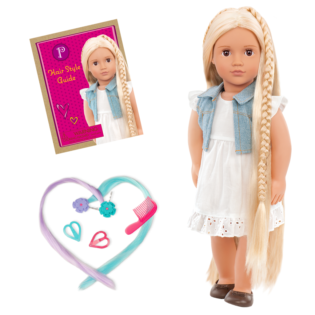 Phoebe - 46cm Hairplay Doll - OG Doll with Blonde Hair & Brown Eyes - Gift Ideas for Kids Ages 3 Years + - Our Generation UK
