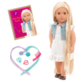 Phoebe - 46cm Hairplay Doll - OG Doll with Blonde Hair & Brown Eyes - Gift Ideas for Kids Ages 3 Years + - Our Generation UK