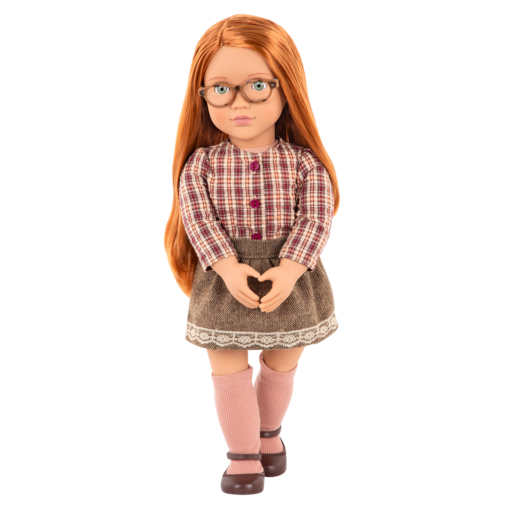 April  - 46cm Doll with Red Hair & Blue Eyes - Gifts for Kids - Our Generation UK