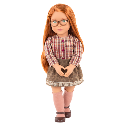 April  - 46cm Doll with Red Hair & Blue Eyes - Gifts for Kids - Our Generation UK