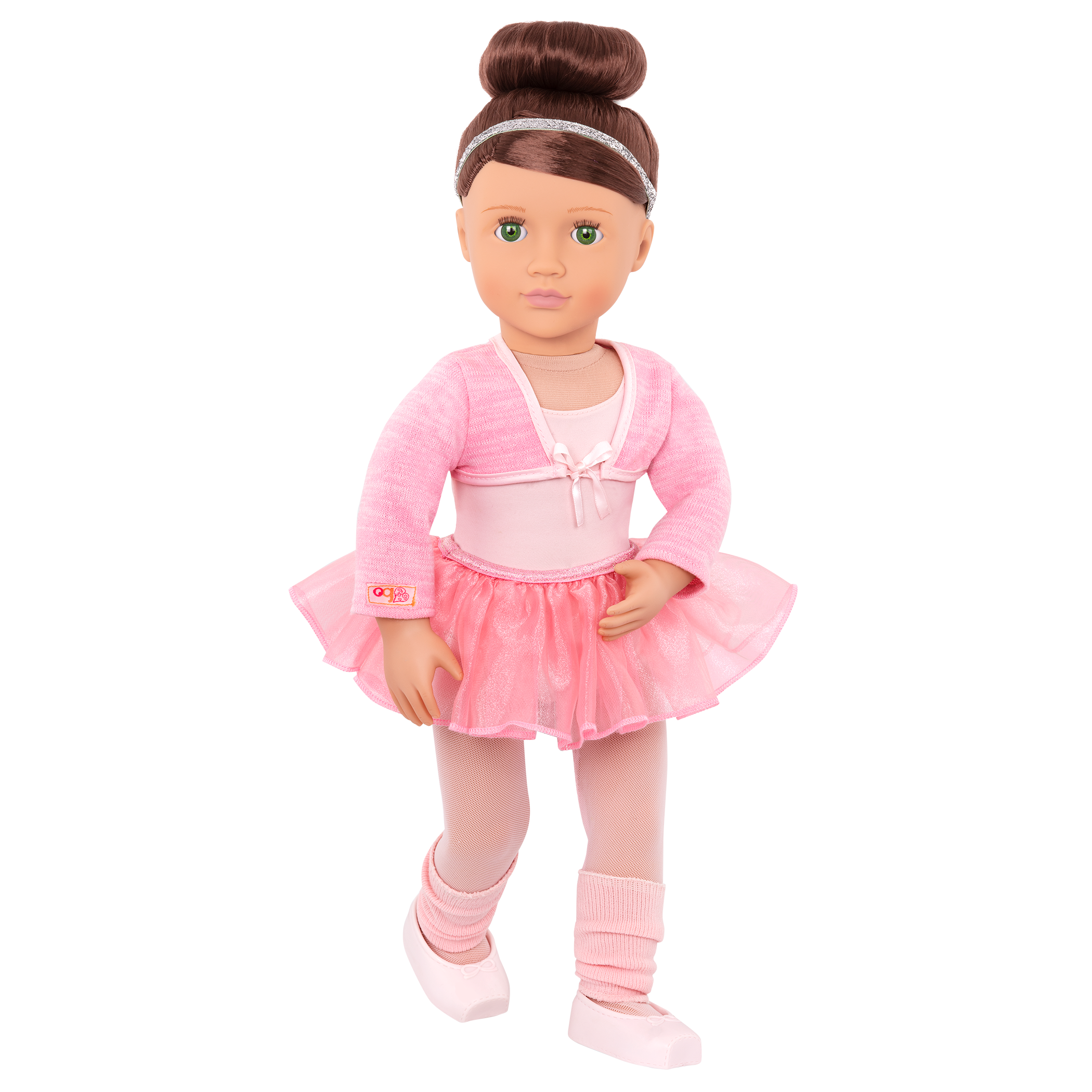 Sydney Lee - 46cm Ballerina Doll & Storybook - Doll with Brown Hair & Green Eyes - Gifts for Kids - Our Generation