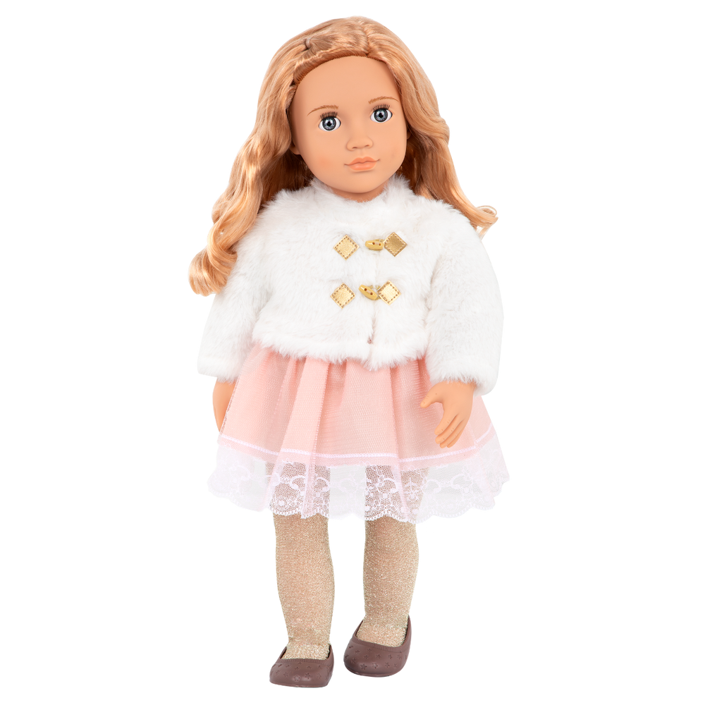 Halia - 46cm Christmas Doll - OG Doll with Blonde Hair & Blue Eyes - Toys & Gifts for Children - Our Generation UK