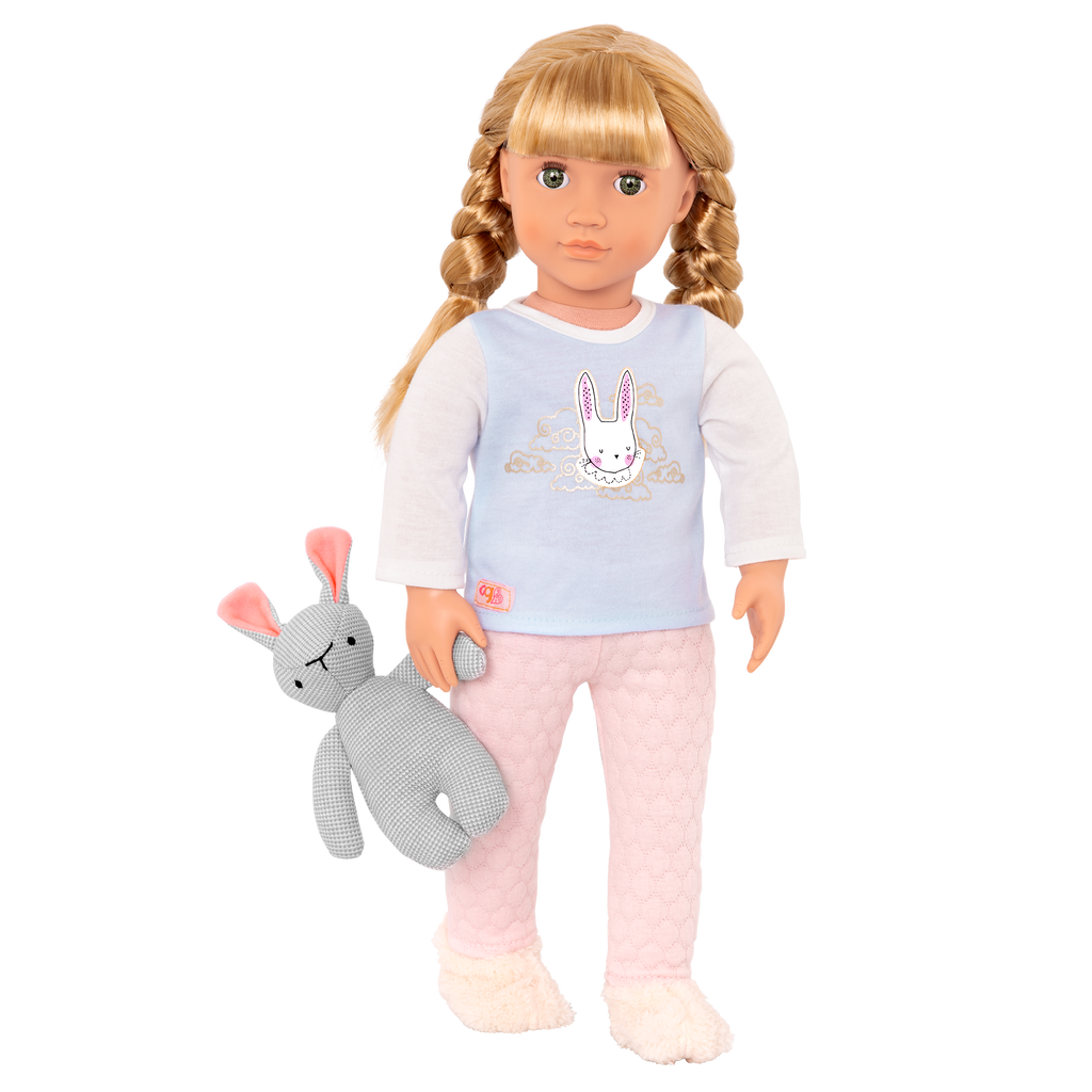 Jovie - 46cm Sleepover Doll - Doll with Blonde Hair - Gifts for Kids - Our Generation