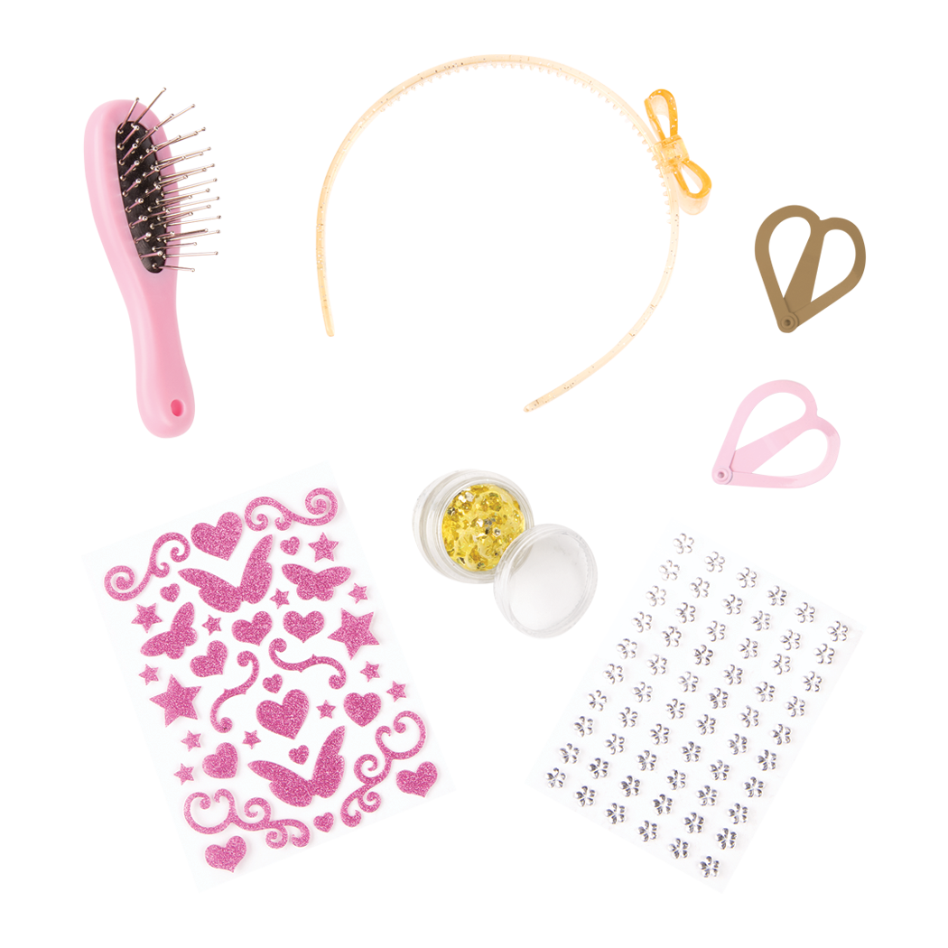 Talia - Doll Styling Head with Brown Hair - Hairstyling Accessoriess - Gift Ideas for Kids - Our Generation UK