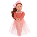 Aubrie - 46cm Ballet Doll - OG Doll with Red Hair & Blue Eyes - Gift Ideas for Kids - Our Generation