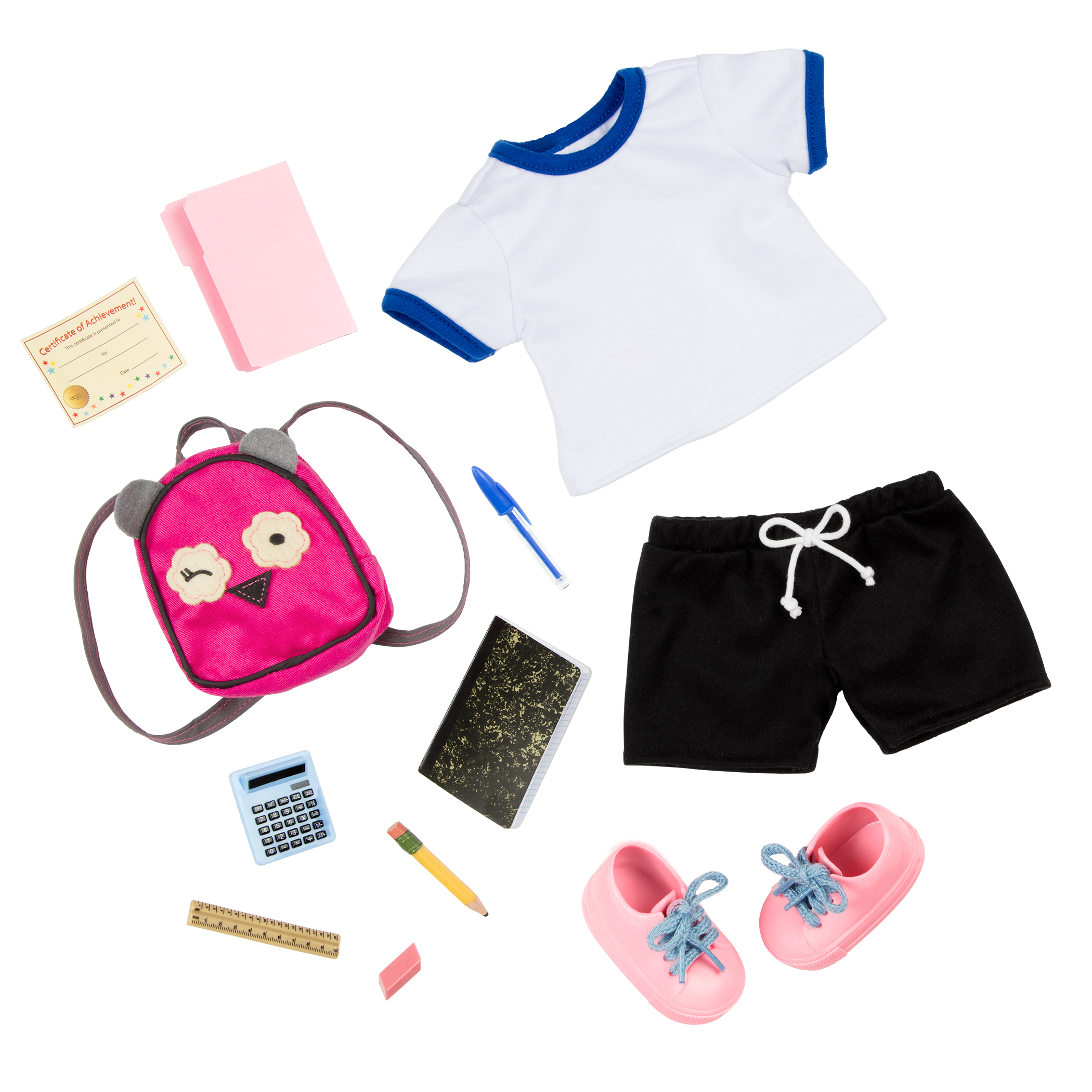 Hally - 46cm School Doll with Accessories - Posable Doll - Blonde Hair & Blue Eyes - Gift Ideas for Kids Ages 2 Years + - Our Generation