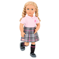 Hally - 46cm School Doll with Accessories - Posable Doll - Blonde Hair & Blue Eyes - Gift Ideas for Kids Ages 2 Years + - Our Generation