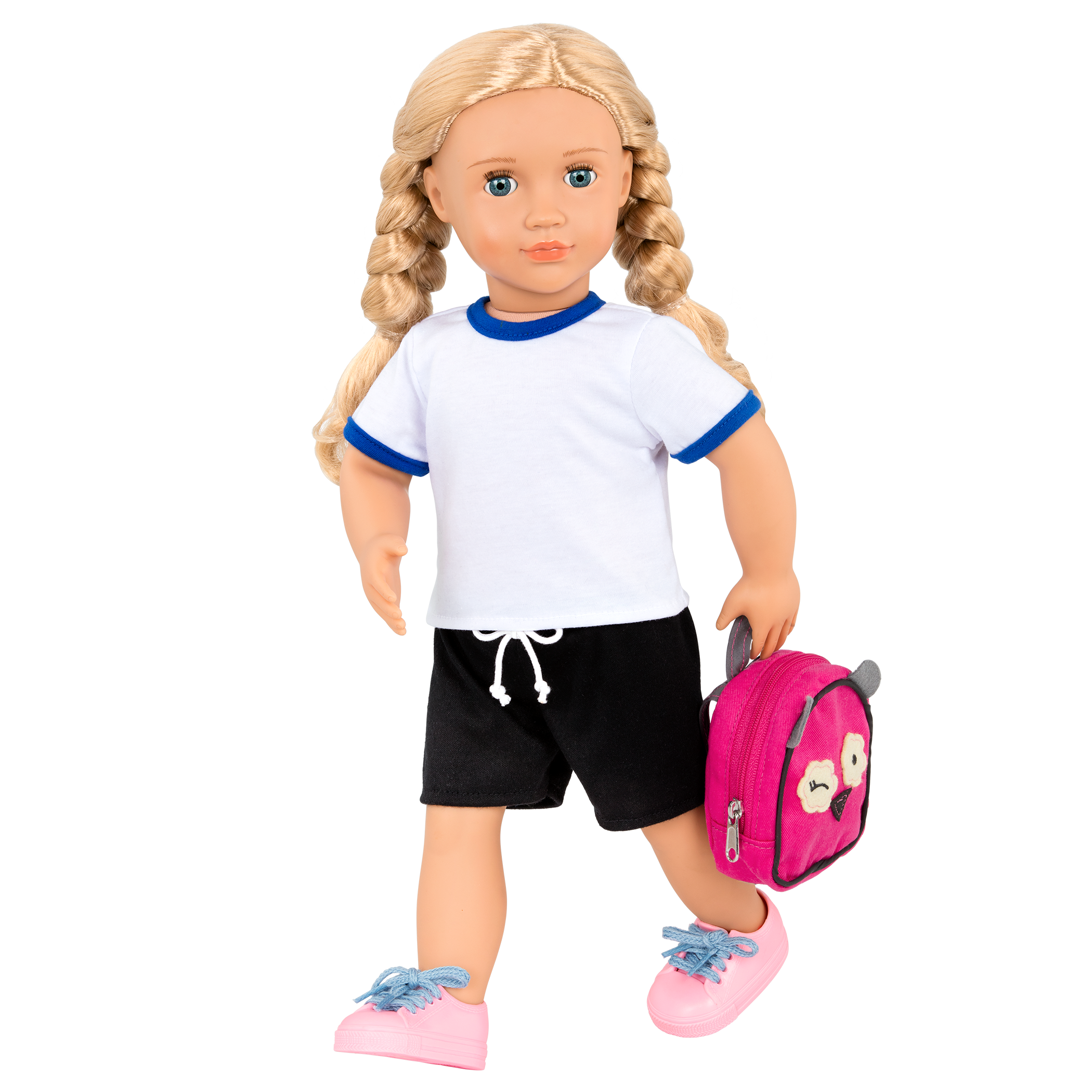 Hally - 46cm School Doll with Accessories - Posable Doll - Blonde Hair & Blue Eyes - Gift Ideas for Kids Ages 2 Years + - Our Generation