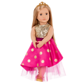 Sarah - 46cm Doll with Brown Eyes & Blonde Hair - Toys & Gift Ideas for Kids - Our Generation UK