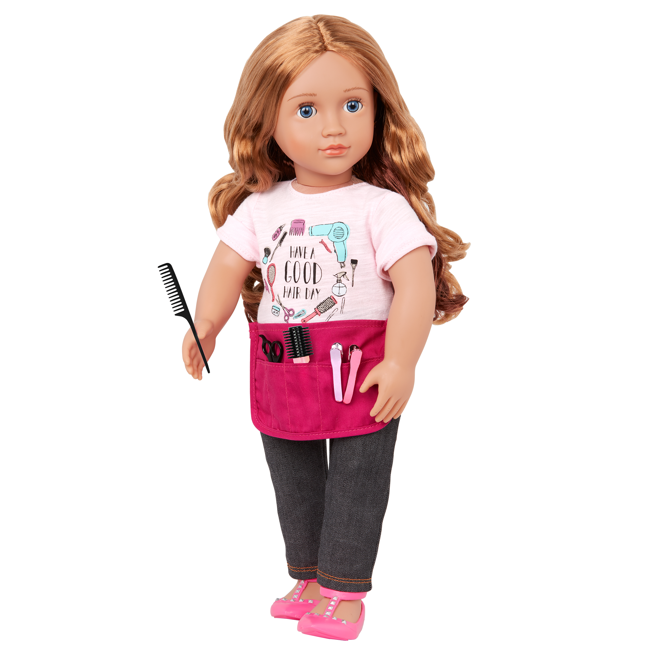 Sabrina - 46cm Hairdresser Doll - Gift Ideas for Kids Ages 3 to 12 Years - Our Generation