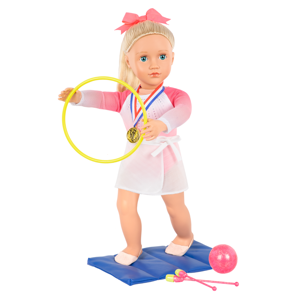 Diane - 46cm Rhythmic Gymnastics Doll - Blonde Hair & Blue Eyes - Gifts for Kids Ages 3 Years + - Our Generation