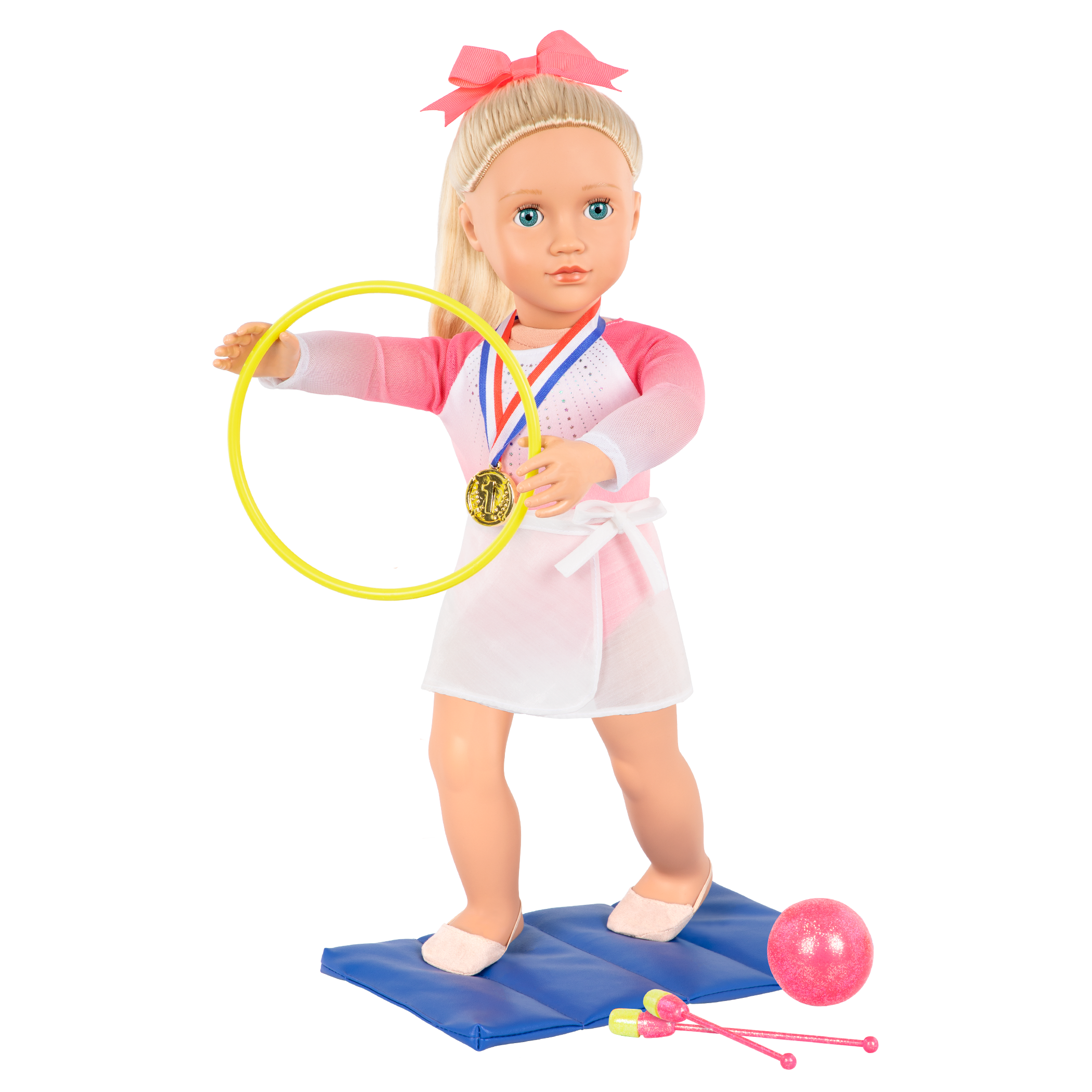 Diane - 46cm Rhythmic Gymnastics Doll - Blonde Hair & Blue Eyes - Gifts for Kids Ages 3 Years + - Our Generation