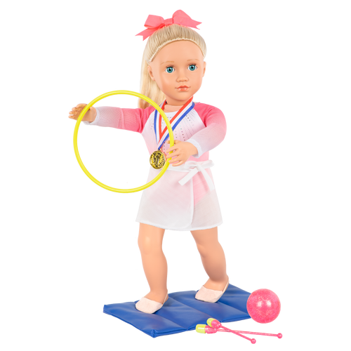 Diane - 46cm Rhythmic Gymnastics Doll - Blonde Hair & Blue Eyes - Gifts for Kids Ages 3 Years + - Our Generation