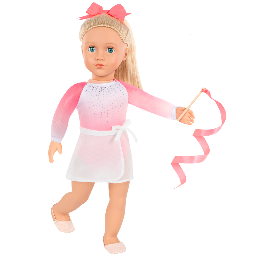 Diane - 46cm Rhythmic Gymnastics Doll - Blonde Hair & Blue Eyes - Gifts for Kids Ages 3 Years + - Our Generation