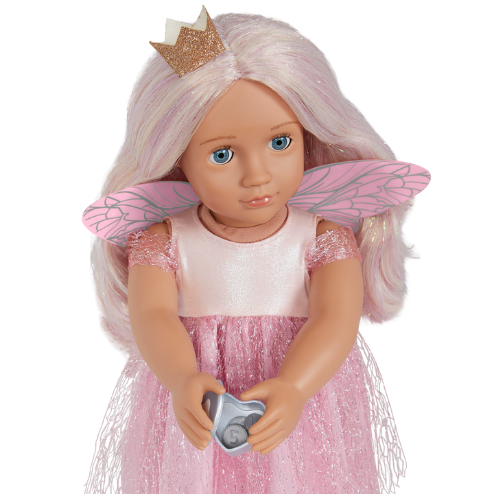 Twinkle - 46cm Toothy Fairy Doll - Doll with Blonde Hair & Blue Eyes - Toys & Gifts for Kids - Our Generation UK