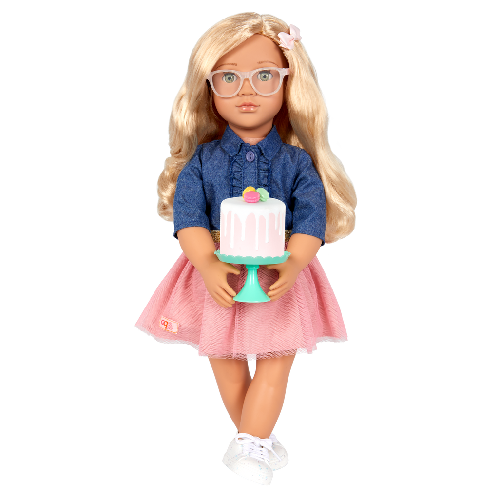 Emily - 46cm Party Planner Doll with Accessories - OG Doll with Green Eyes & Blonde Hair - Birthday Gifts for Ages 3 to 12 Years - Our Generation