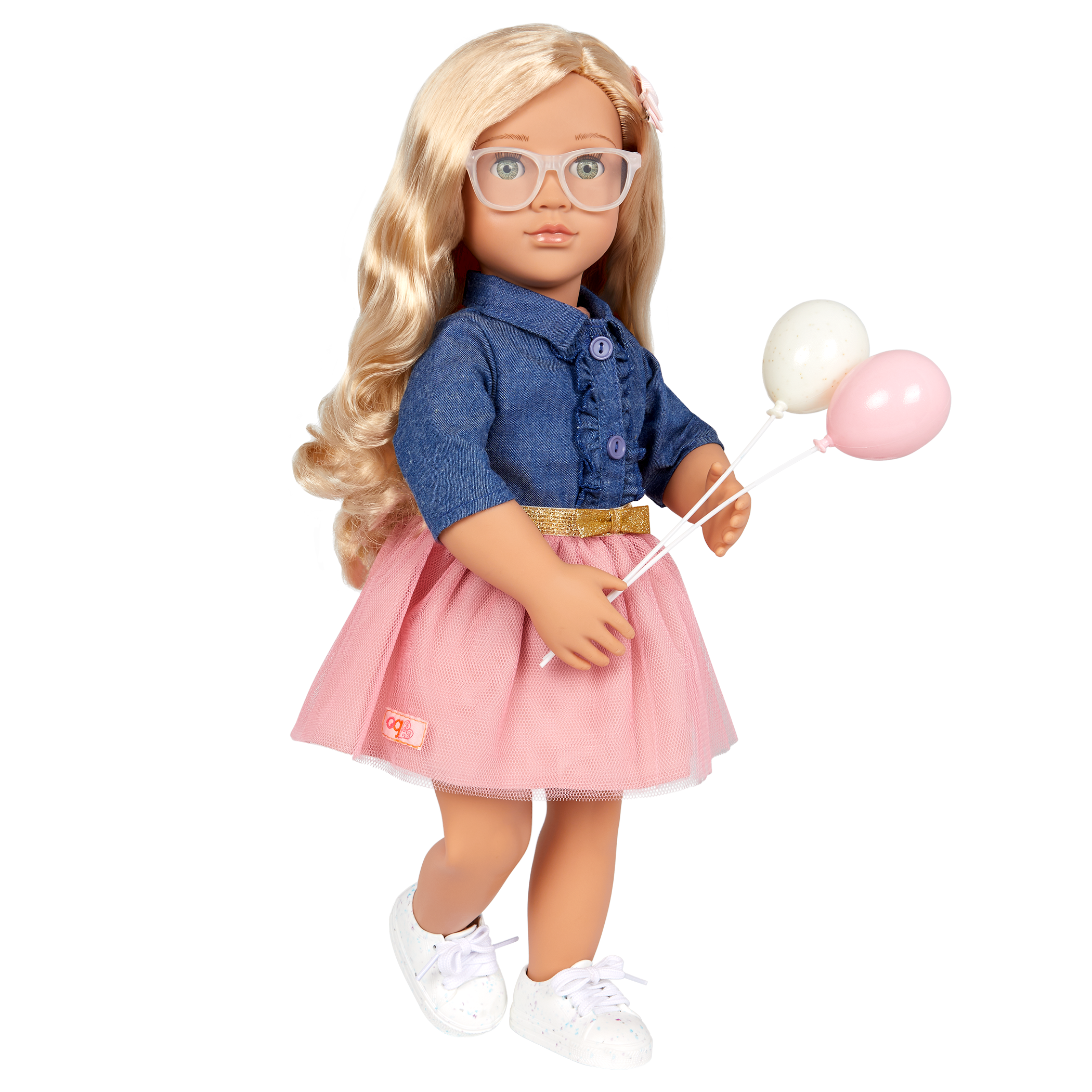 Emily - 46cm Party Planner Doll with Accessories - OG Doll with Green Eyes & Blonde Hair - Birthday Gifts for Ages 3 to 12 Years - Our Generation