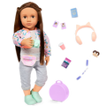 Reese - 46cm Travel Doll with Accessories - OG Doll with Brown Hair & Eyes- Toys for Kids Ages 3 Years + - Our Generation
