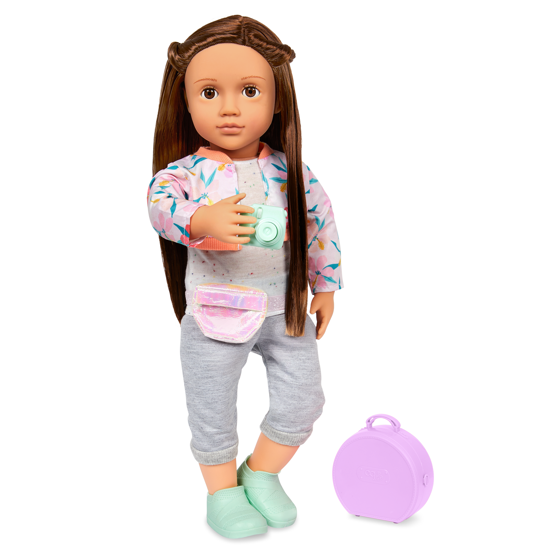 Reese - 46cm Travel Doll with Accessories - OG Doll with Brown Hair & Eyes- Toys for Kids Ages 3 Years + - Our Generation