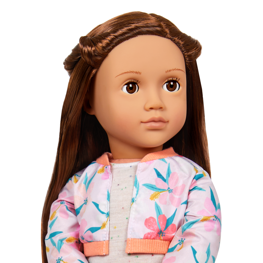 Reese - 46cm Travel Doll with Accessories - OG Doll with Brown Hair & Eyes- Toys for Kids Ages 3 Years + - Our Generation