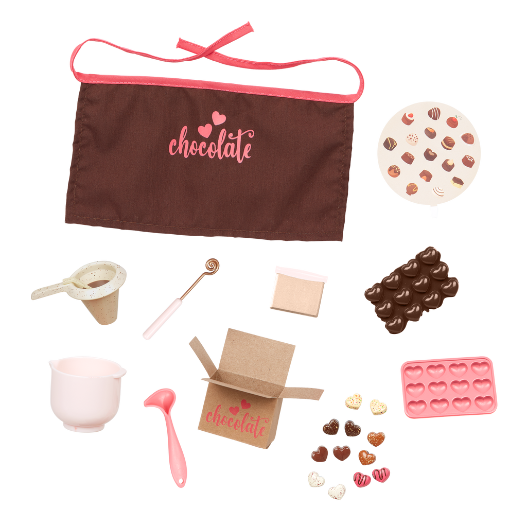 Coco - 46cm Chocolate Making Doll - OG Doll with Brown Hair, Eyes & Freckles - Food Accessories - Gift Ideas for Kids - Our Generation UK