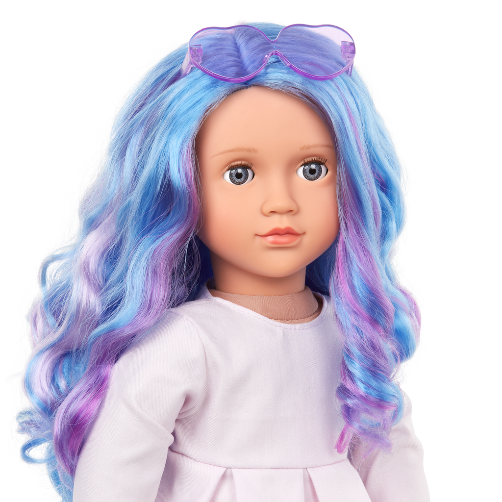 Veronika - 46cm Doll with Multicoloured Hair - Fashion Doll for Kids - Gift Ideas for Kids Ages 3 Years + - Our Generation