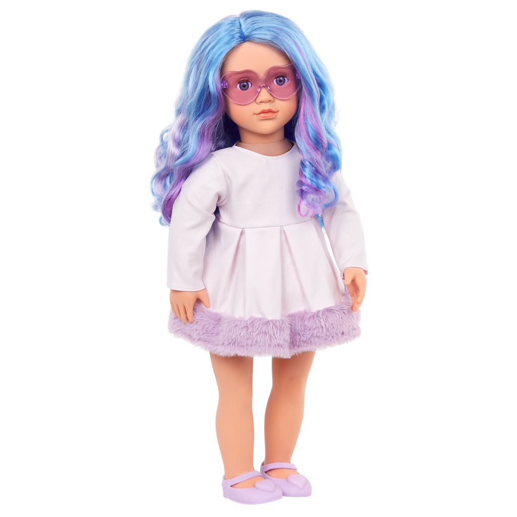 Veronika - 46cm Doll with Multicoloured Hair - Fashion Doll for Kids - Gift Ideas for Kids Ages 3 Years + - Our Generation