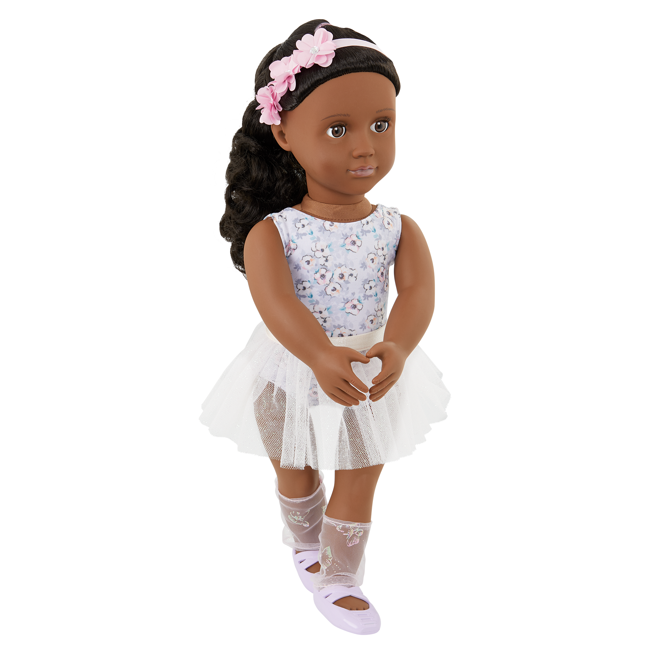 Mysa - 46cm Ballerina Doll - Doll with Black Hair & Brown Eyes - Toys & Gifts for Kids - Our Generation