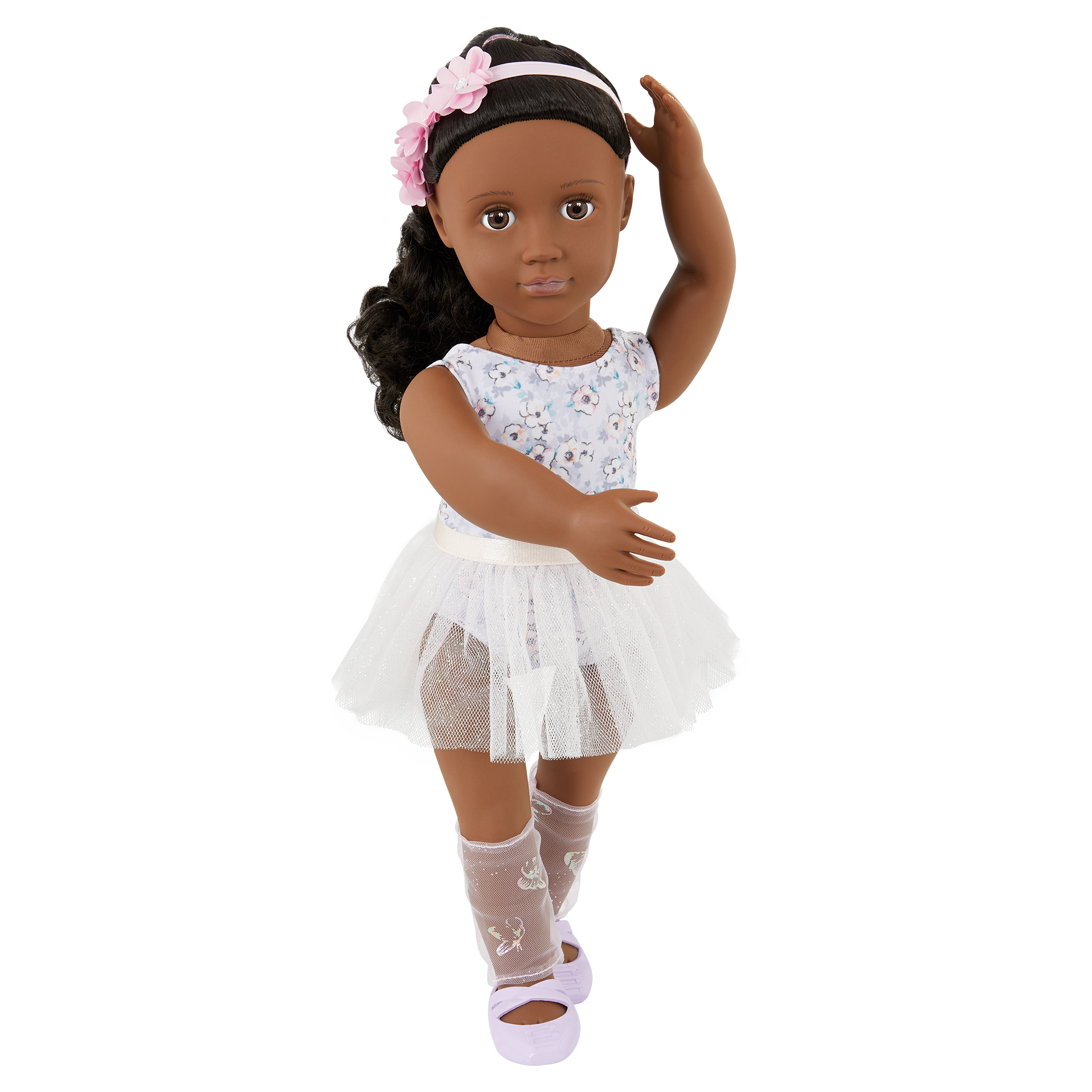 Mysa - 46cm Ballerina Doll - Doll with Black Hair & Brown Eyes - Toys & Gifts for Kids - Our Generation