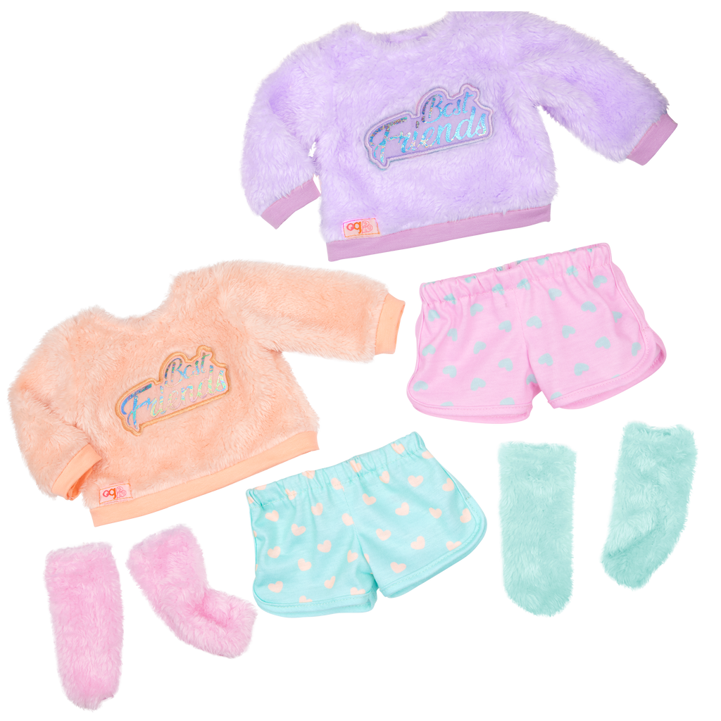 Lumi & Isabel - 46cm Best Friend Dolls - Set of Two Sleepover Dolls - Gift Ideas for Kids - Our Generation UK