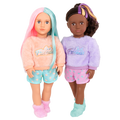 Lumi & Isabel - 46cm Best Friend Dolls - Set of Two Sleepover Dolls - Gift Ideas for Kids - Our Generation UK