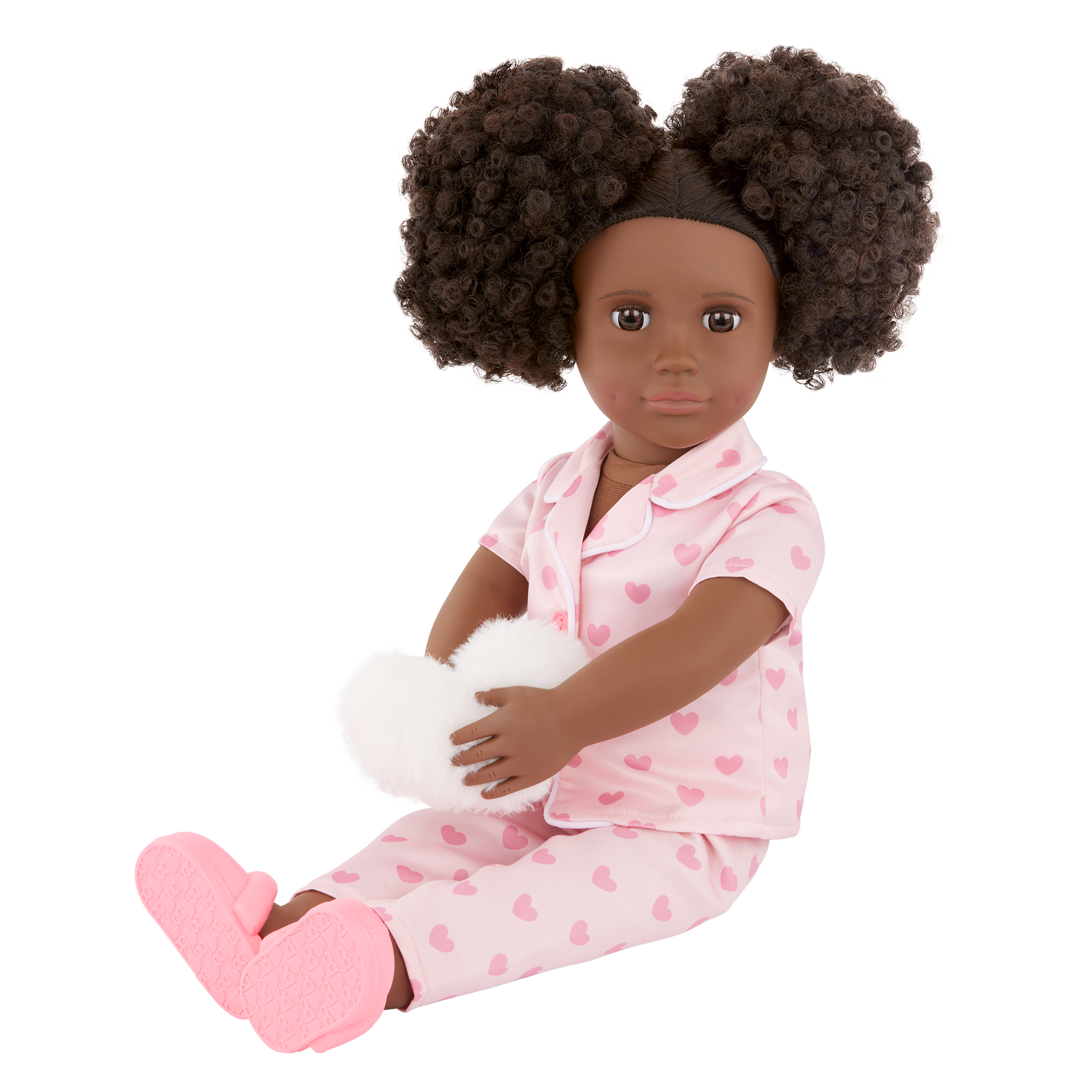 Tanisha - 46cm Slumber Party Doll - OG Doll with Curly Brown Hair - Toys for Kids Ages 3 Years + - Our Generation
