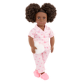 Tanisha - 46cm Slumber Party Doll - OG Doll with Curly Brown Hair - Toys for Kids Ages 3 Years + - Our Generation