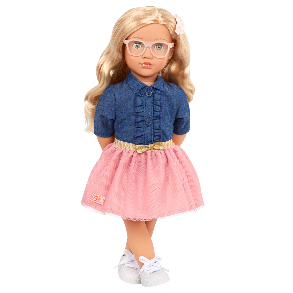 Emily - 46cm Doll with Blonde Hair & Green Eyes - Gift Ideas for Kids - Our Generation
