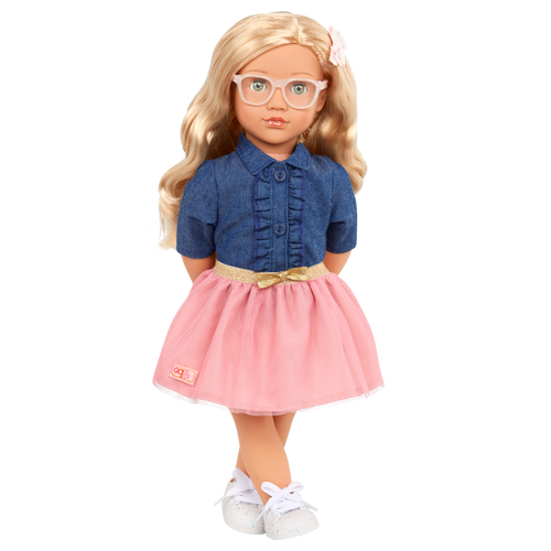 Emily - 46cm Doll with Blonde Hair & Green Eyes - Gift Ideas for Kids - Our Generation