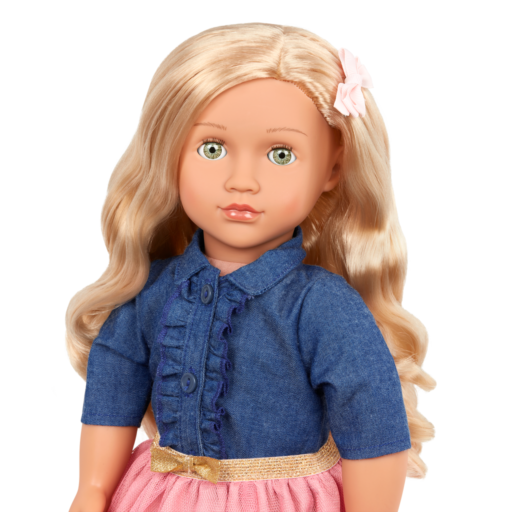 Emily - 46cm Doll with Blonde Hair & Green Eyes - Gift Ideas for Kids - Our Generation