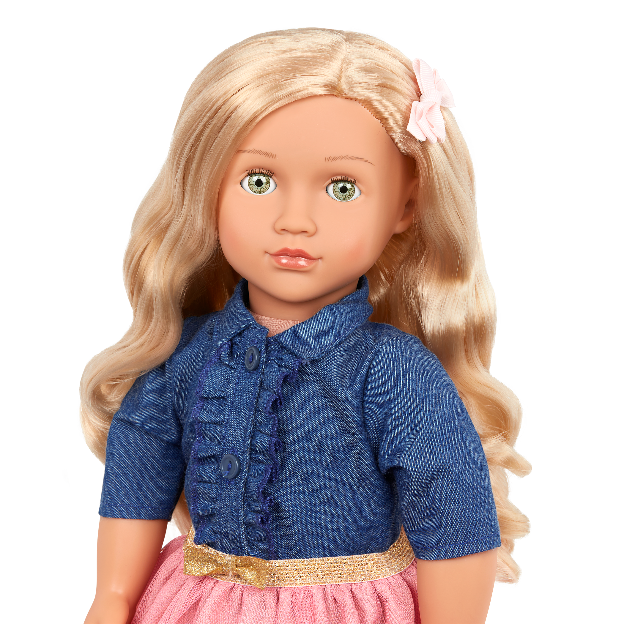 Emily - 46cm Doll with Blonde Hair & Green Eyes - Gift Ideas for Kids - Our Generation