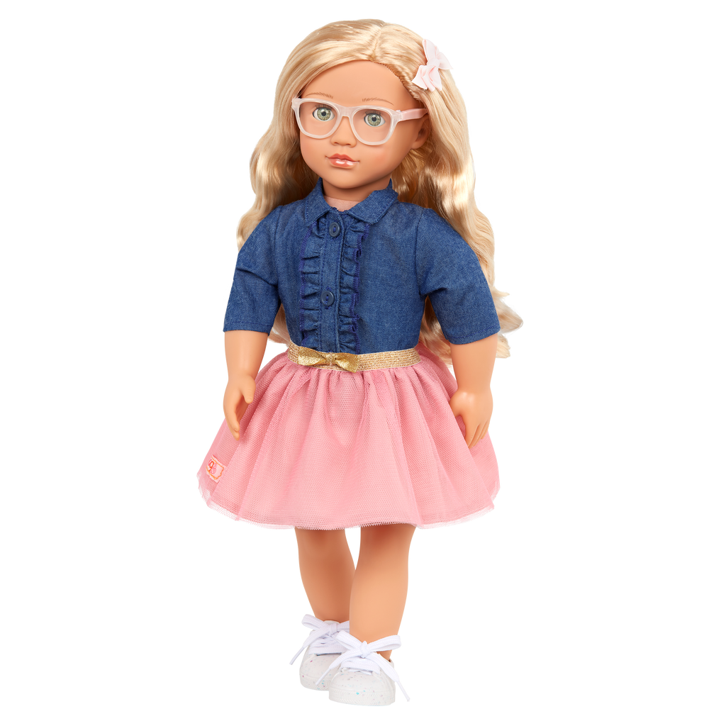 Emily - 46cm Doll with Blonde Hair & Green Eyes - Gift Ideas for Kids - Our Generation