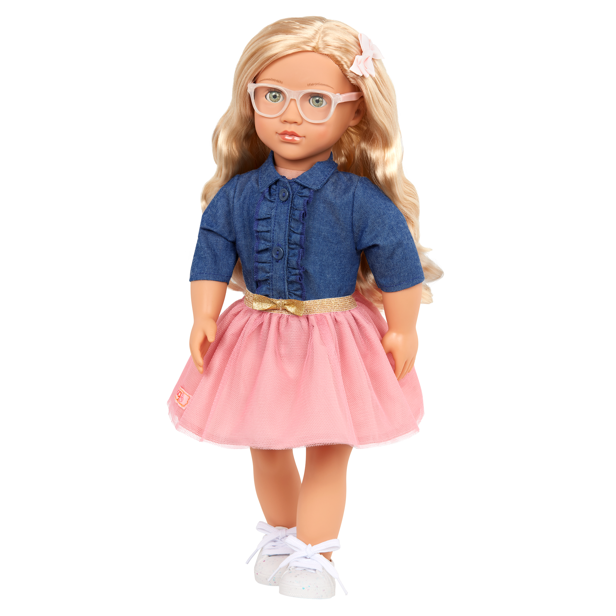 Emily - 46cm Doll with Blonde Hair & Green Eyes - Gift Ideas for Kids - Our Generation