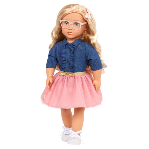 Emily - 46cm Doll with Blonde Hair & Green Eyes - Gift Ideas for Kids - Our Generation